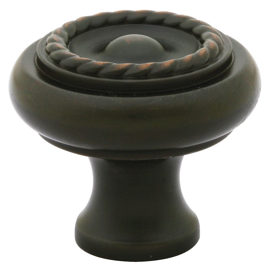 Emtek - Rope 1-1/4" Cabinet Knob - Oil Rubbed Bronze