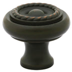 Emtek - Rope 1-1/4" Cabinet Knob - Oil Rubbed Bronze