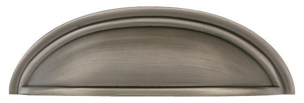 Emtek - Cup Cabinet Pull with 3" Center To Center - Pewter