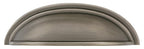 Emtek - Cup Cabinet Pull with 3" Center To Center - Pewter