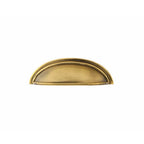 Emtek - Cup Cabinet Pull with 3" Center To Center - French Antique Brass