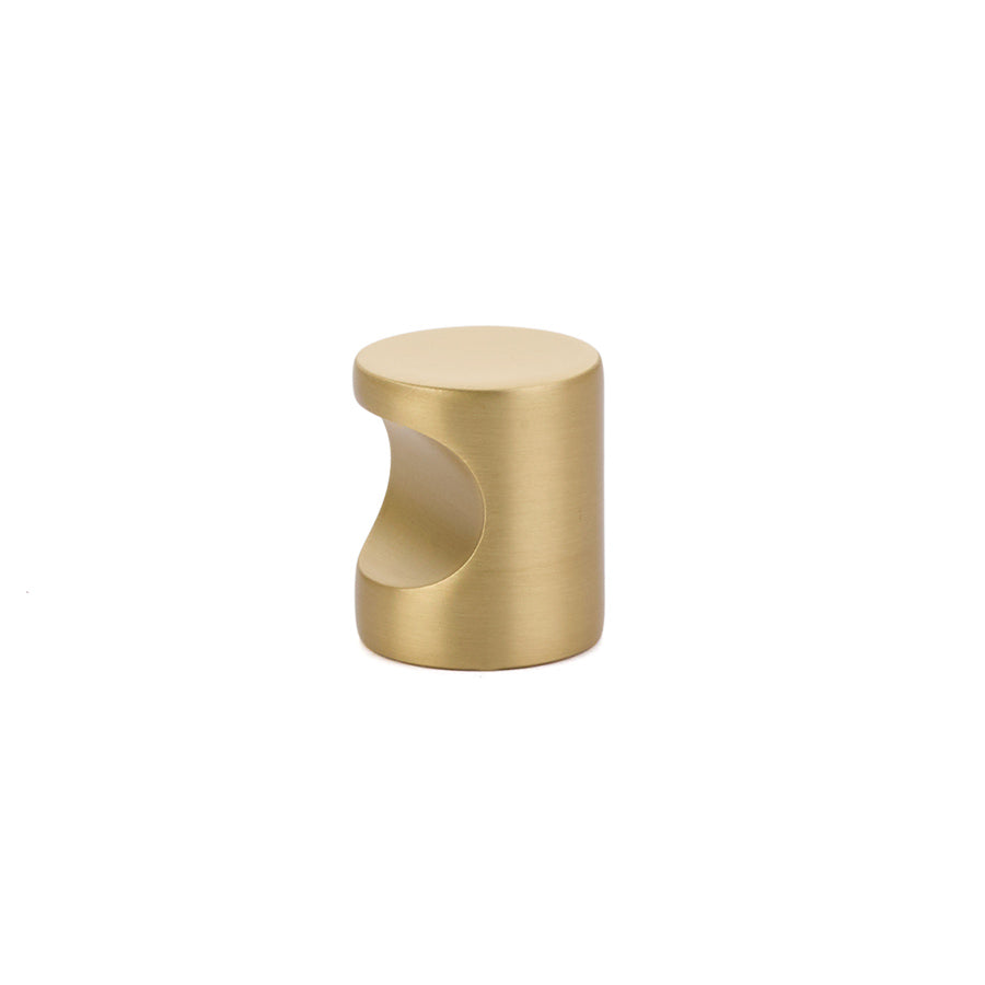 Emtek - Small Modern Finger Cabinet Pull - Satin Brass