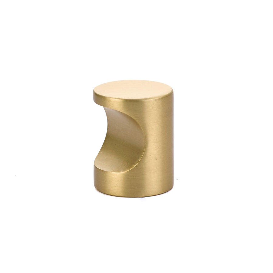 Emtek - Large Modern Finger Cabinet Pull - Satin Brass