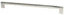Emtek 86161US15 Trail Cabinet Pull with 3" Center To Center Satin Nickel Finish