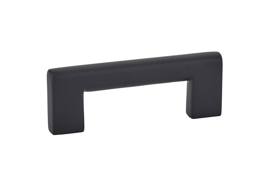 Emtek - Trail Cabinet Pull with 3" Center To Center - Flat Black