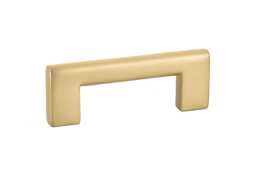 Emtek - Trail Cabinet Pull with 3" Center To Center - Satin Brass