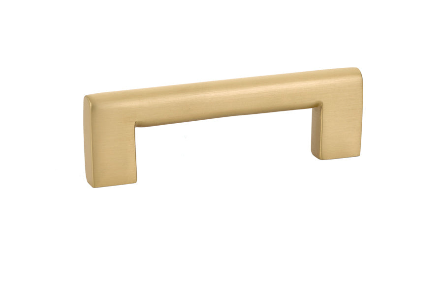 Emtek - Trail Cabinet Pull with 3-1/2" Center To Center - Satin Brass