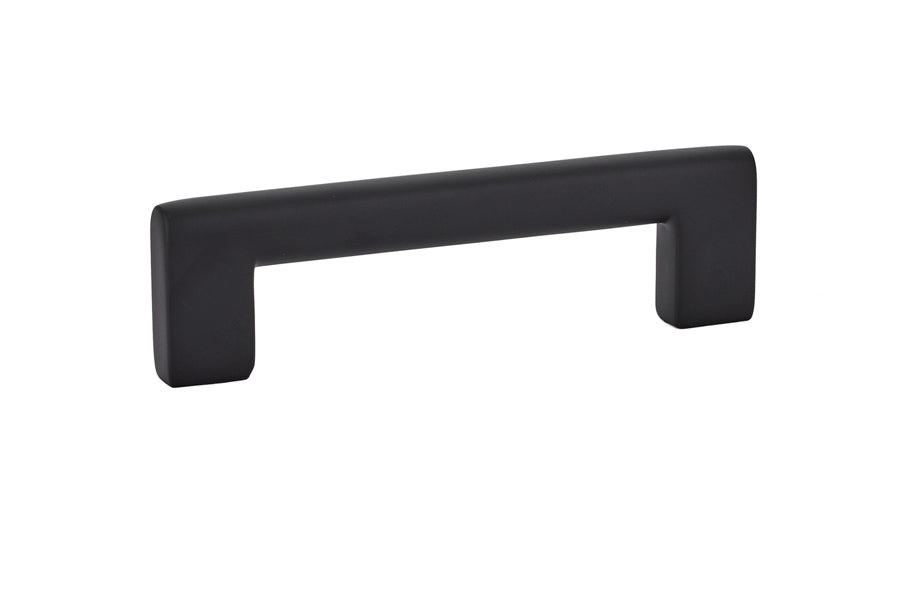 Emtek - Trail Cabinet Pull with 4" Center To Center - Flat Black