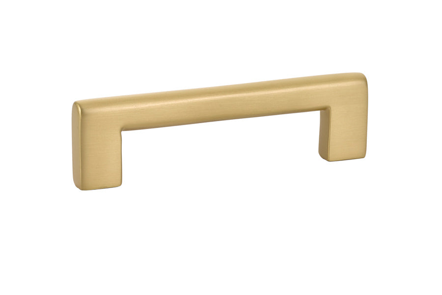 Emtek - Trail Cabinet Pull with 4" Center To Center - Satin Brass