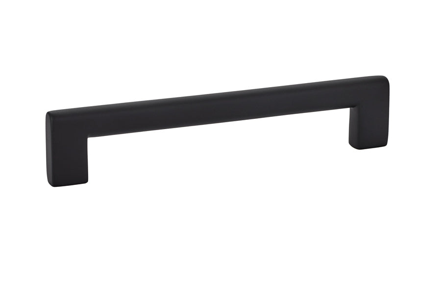 Emtek - Trail Cabinet Pull with 6" Center To Center - Flat Black