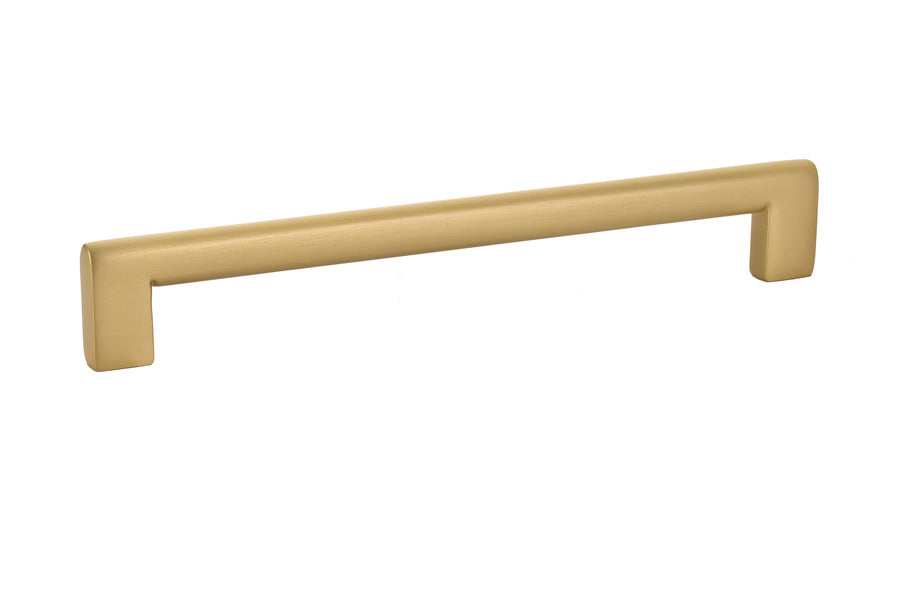 Emtek - Trail Cabinet Pull with 8" Center To Center - Satin Brass