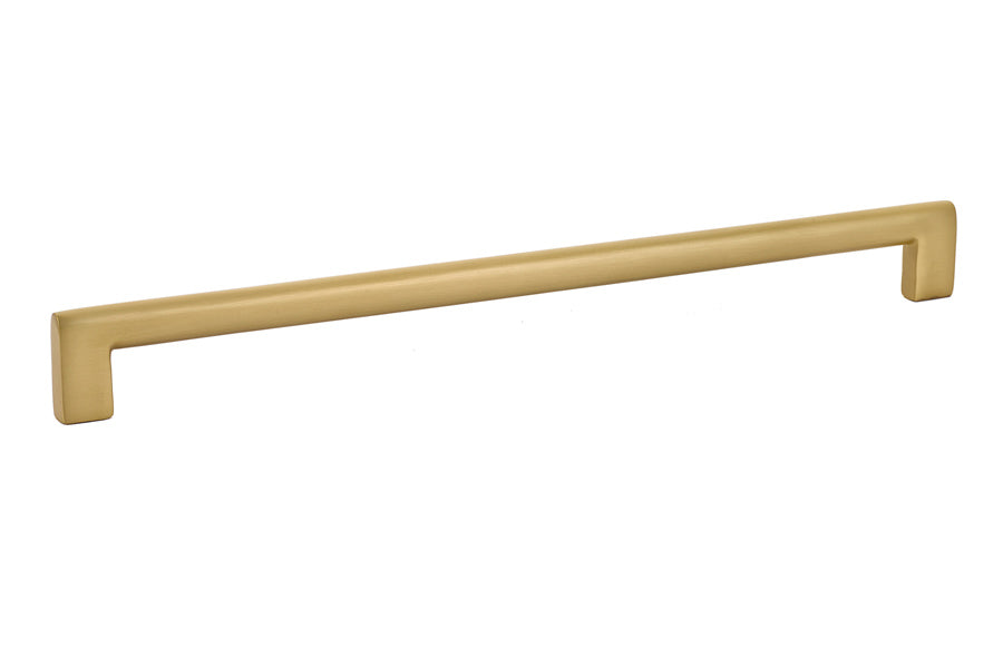 Emtek - Trail Cabinet Pull with 12" Center To Center - Satin Brass