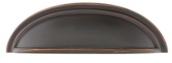 Emtek - Cup Cabinet Pull with 4" Center To Center - Oil Rubbed Bronze