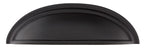 Emtek - Cup Cabinet Pull with 4" Center To Center - Flat Black