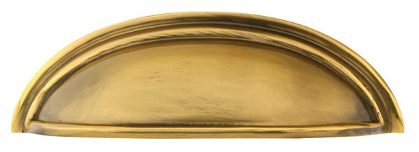 Emtek - Cup Cabinet Pull with 4" Center To Center - French Antique Brass