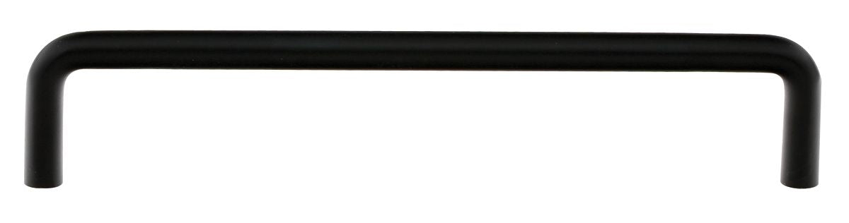 Emtek 86249US19 Wire Cabinet Pull with 6" Center To Center Flat Black Finish Main image
