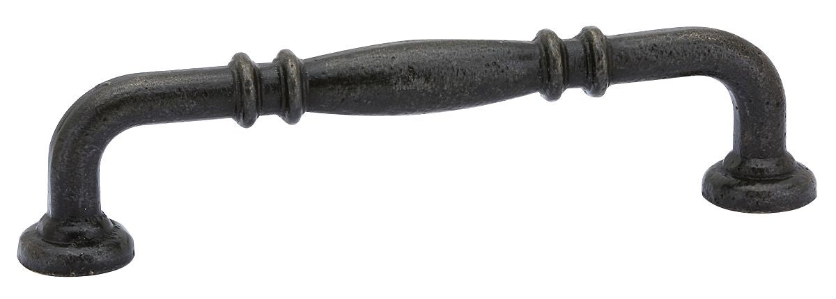Emtek 86255MB Tuscany Ribbed Cabinet Pull with 6" Center To Center Medium Bronze Finish Main image
