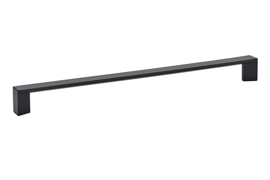 Emtek - Trinity Cabinet Pull with 10" Center To Center - Flat Black