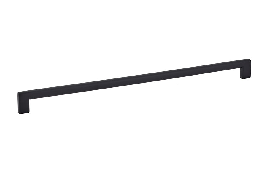 Emtek - Trail Cabinet Pull with 16" Center To Center - Flat Black