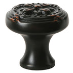 Emtek - Ribbon and Reed 1-1/4" Cabinet Knob - Oil Rubbed Bronze