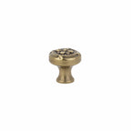 Emtek - Ribbon and Reed 1-1/4" Cabinet Knob - French Antique Brass