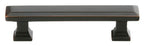 Emtek - Geometric Rectangular Cabinet Pull with 3-1/2" Center to Center - Oil Rubbed Bronze