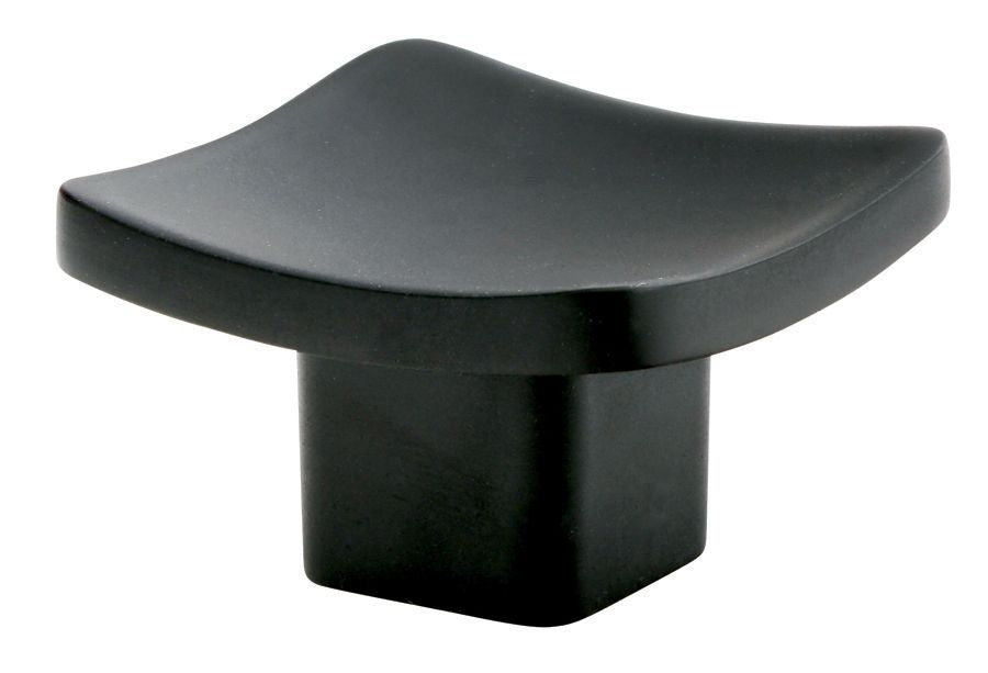Emtek 86318US19 Basin 1-5/8" Cabinet Knob Flat Black Finish Main image