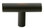 Emtek - Brass Bar 2" Cabinet Knob - Oil Rubbed Bronze