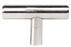 Emtek - Brass Bar 2" Cabinet Knob - Polished Chrome