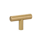 Emtek - Brass Bar 2" Cabinet Knob - Satin Brass