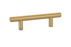 Emtek - Brass Bar Cabinet Pull with 3" Center to Center - Satin Brass