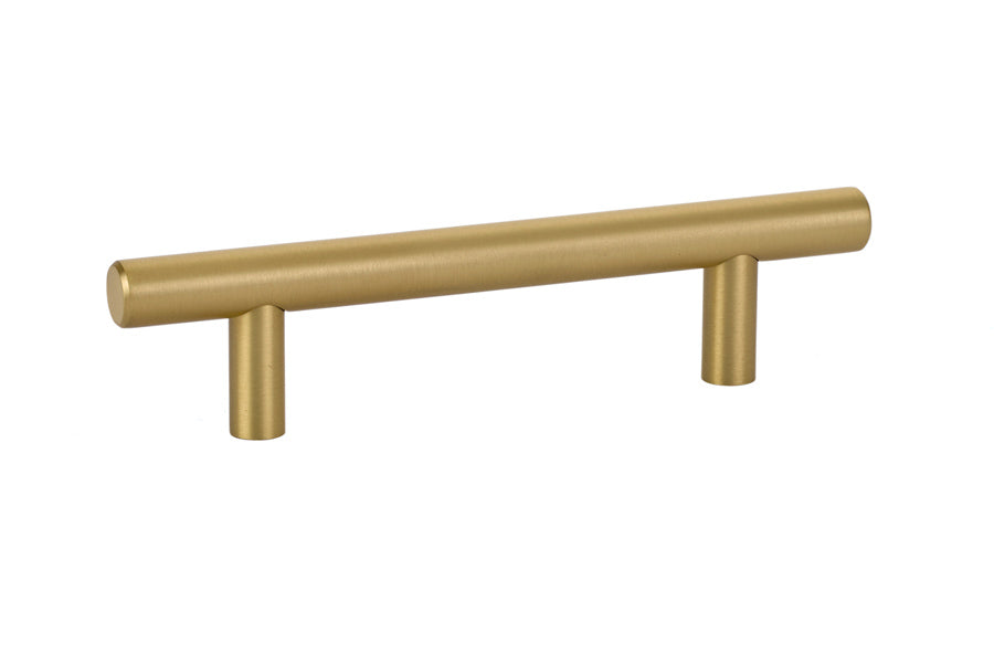 Emtek - Brass Bar Cabinet Pull with 3-1/2" Center to Center - Satin Brass