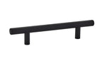 Emtek - Brass Bar Cabinet Pull with 4" Center to Center - Flat Black