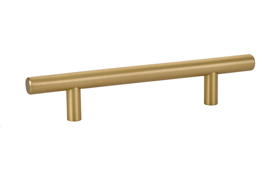 Emtek - Brass Bar Cabinet Pull with 4" Center to Center - Satin Brass