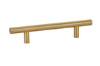 Emtek - Brass Bar Cabinet Pull with 4" Center to Center - Satin Brass