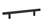 Emtek - Brass Bar Cabinet Pull with 5" Center to Center - Flat Black