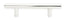 Emtek 86362US26 Brass Bar Cabinet Pull with 6" Center to Center Polished Chrome Finish