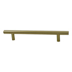 Emtek - Brass Bar Cabinet Pull with 6" Center to Center - Satin Brass