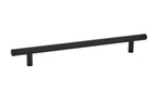 Emtek - Brass Bar Cabinet Pull with 8" Center to Center - Flat Black