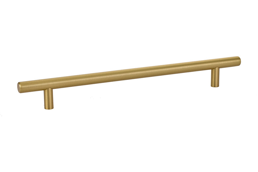 Emtek - Brass Bar Cabinet Pull with 8" Center to Center - Satin Brass