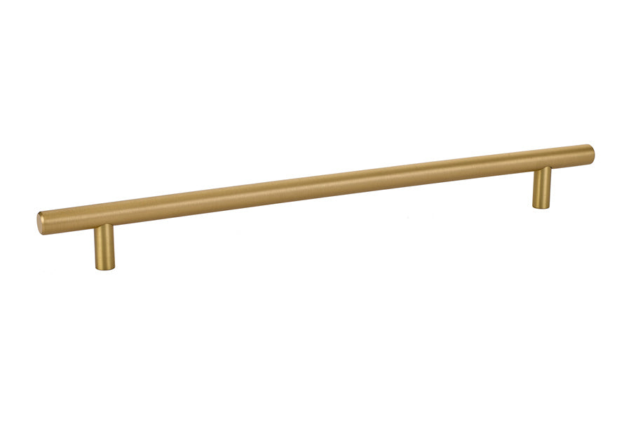 Emtek - Brass Bar Cabinet Pull with 10" Center to Center - Satin Brass