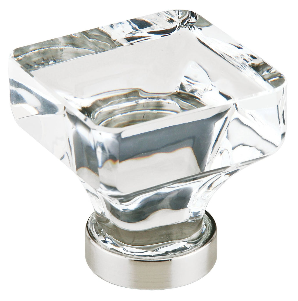 Emtek - Square 1-3/8" Cabinet Knob - Satin Nickel