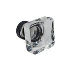 Emtek - Square 1-3/8" Cabinet Knob - Flat Black