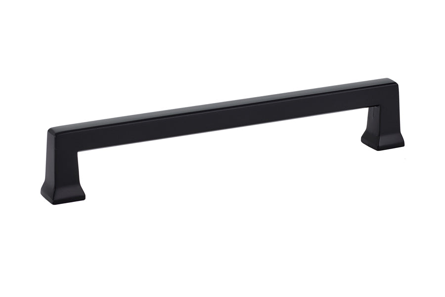 Emtek - Alexander Cabinet Pull with 6" Center to Center - Flat Black