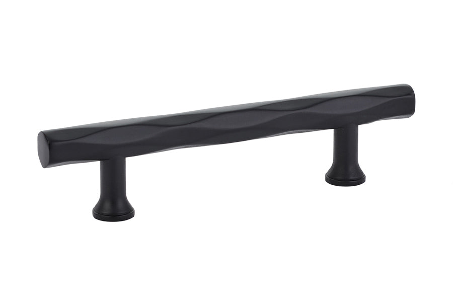 Emtek 86428US19 Tribeca Cabinet Pull with 3-1/2" Center to Center Flat Black Finish Main image