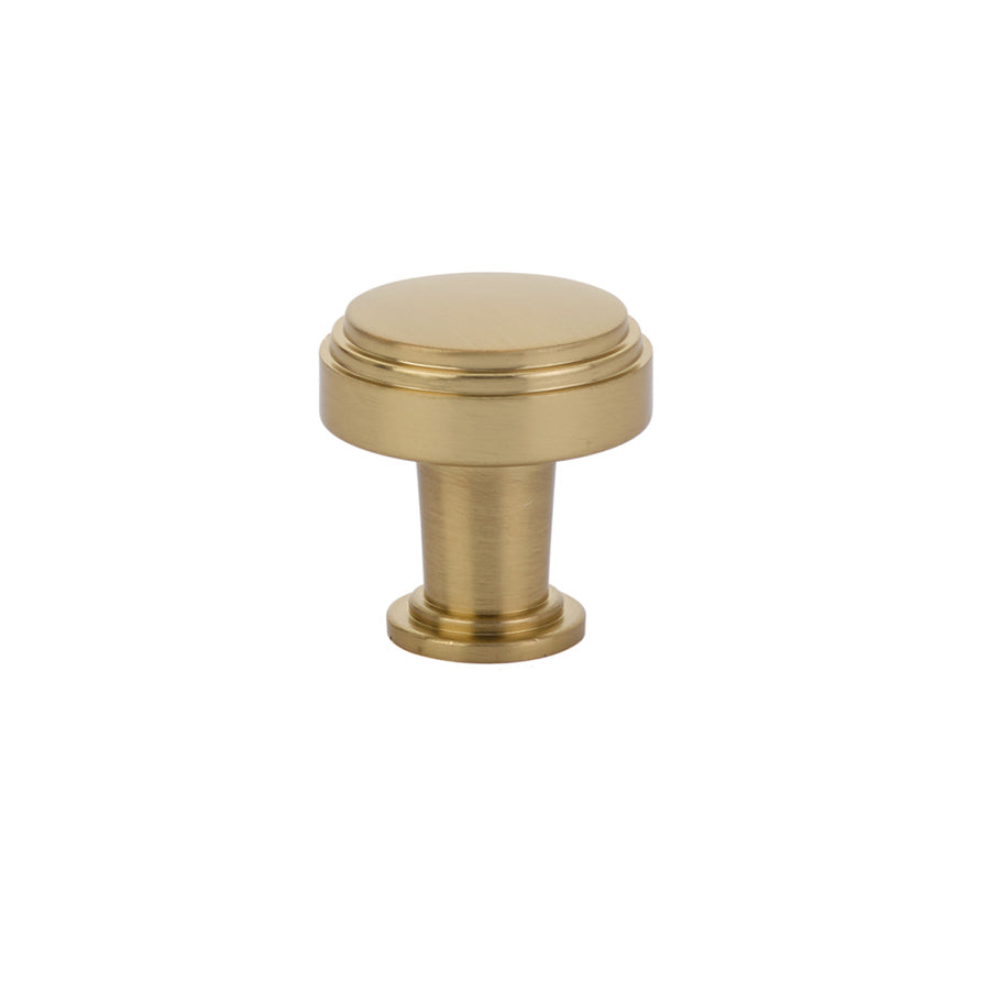 Emtek - Newport 1-1/4" Cabinet Knob - Satin Brass