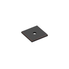 Emtek - Art Deco Square Backplate for Cabinet Knob - Oil Rubbed Bronze