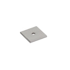 Emtek - Art Deco Square Backplate for Cabinet Knob - Satin Nickel