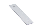 Emtek - Art Deco Rectangular Backplate for Cabinet Pull with 4" Center to Center - Polished Chrome