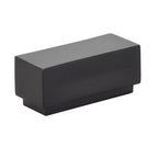 Emtek - Cinder 2-1/4" Cabinet Knob with 1" Center to Center - Flat Black